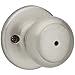 Kwikset 93001-628 Cove Privacy Bed/Bath Door Knob in Satin Nickel