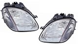 1998-2004 Mercedes SLK Headlight Assembly Halogen, Composite Type - One Pair(One Set - Both Left and Right Sides) (1999 2000 2001 2002 2003 98 99 00 01 02 03 04) - DOT Certified Headlight
