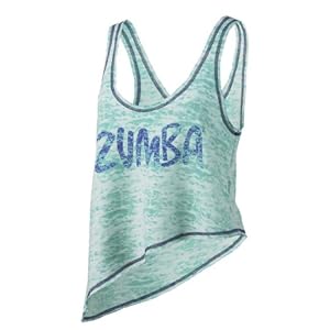 Zumba Fitness Women's Summer Lovin' Tank, Green, X-Small