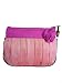Raw Silk Purse in Light Pink with Fuscia Pink Trim & Rose