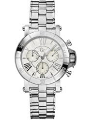 GUESS Womens Gc Femme Watch Silver-Tone Timepiece