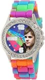 Justin Bieber Kids JB1268 Tie Dye Strap with Clear Rhinestones Bezel Watch