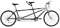 Micargi USA Sport Tandem Bike 26" Black