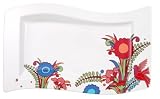 Villeroy & Boch New Wave Acapulco 13 by 9-1/2-Inch  Gourmet Plate, Set of 4