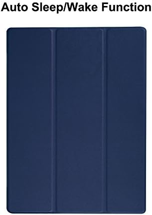 Google Nexus Pixel C Case 10.2 Inch- Tri-fold Multi-angle Stand Tablet Case Ultra-slim Smart Cover Case with Auto Sleep/wake Function for Google Pixel C Tablet(2015) (Dark Blue)