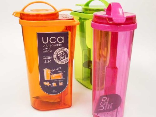 横置きOK！カラー水差し・ASピッチャー　バロック 2.2L（水差し・ウォーターポット） ピンク 在庫