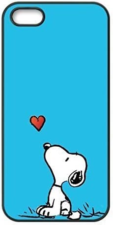 Snoopy Pattern Silicone Rubber Non-slip Protective Cover Case Skin For Apple iPhone 5 5S