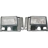 1989-1990 Ford Bronco II, 1991-1994 Explorer & 1989-1992 Ranger Pickup Truck Headlight Headlamp Head Light Lamp Pair Set: Left Driver AND Right Passenger Side (1989 89 1990 90 1991 91 1992 92 1993 93 1994 94)