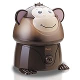 Crane Adorable Ultrasonic Cool Mist Humidifier with 2.1 Gallon Output per Day - Monkey