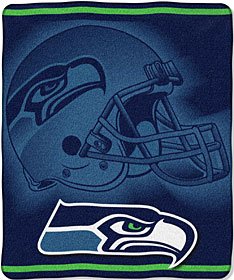 NFL Seattle Seahawks 50-Inch-by-60-Inch Raschel Plush Throw 