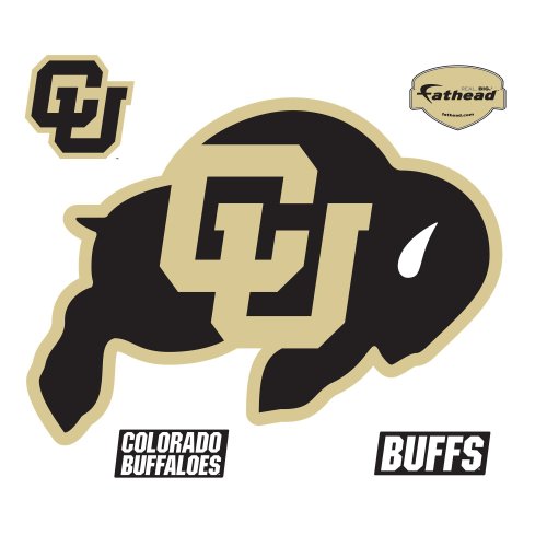 Buy Fathead Colorado Golden Buffaloes Logo Wall Decal by Fathead