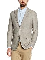 Cortefiel Americana Hombre (Crema / Marrón)