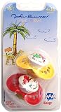 John Lennon Ulti Pacifiers - Yellow / Red