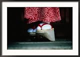 Traditional Geta (Wooden Sandals), Kyoto, Kinki, Japan, Framed Photographic Poster Print by Frank Carter, 37x25