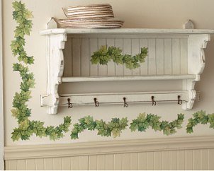15 Climbing Ivy Swag Wallies Wallpaper Border Cutouts