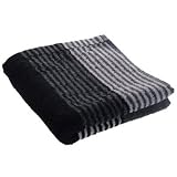 Produkt-Bild: Caw&ouml; - Jazz Blockstreifen 7027 - Farbe: 77 - anthrazit, Handtuch 50x100 cm
