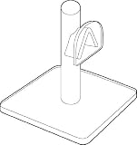 Acrylic TRIPLE PKT SLTWL LIT HOLDER 8.5X 11
