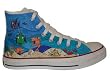 Converse Chuck Taylor All Star Hi Top Custom Underwater Scene Fish Hand Painted