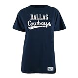 Dallas Cowboys Women's Navy Eldorado Vintage Washed 40Singles Tee