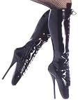 7 Inch Spike Heel Ballet Knee Boots WoMen's Size Shoe