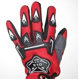 GLX Motocross Gloves - Red