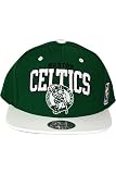 Boston Celtics Mitchell & Ness NBA Team Arch Throwback Snap Back Hat