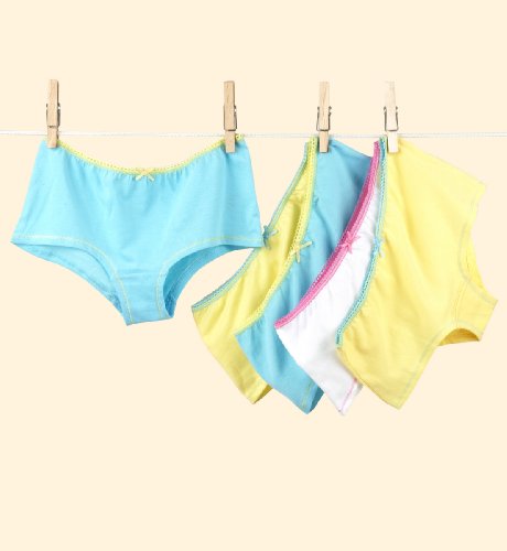 5 Older Girls Pure Cotton Bright Shorts