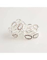 925 Sterling Silver Pandora Match Circle of Friends Ring Size 6