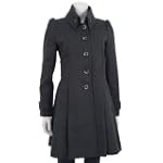 Jessica Simpson Women's Single Breasted Coat With Pleats