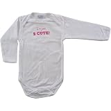 Baby-Says Long-Sleeve Bodysuit, I'm just 2 cute!