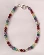 Multi-Gemstone Bead Bracelet
