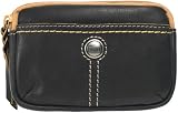 Fossil Women's Leather Pouch - Weekender Pouch (Color: Black)