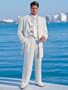 Men's White Suit (Jacket & Pant) available in 4 (four) Buttons and 7 (seven) Buttons. PLEASE CLICK TO ENLARGE AND CLICK ON THE NUMBER OF BUTTONS