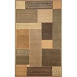 Trans-Ocean Import Co. Bhutan 7 x 10 Boxes Sage Area Rug