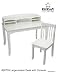 Avalon Desk with Hutch In White By KidKraft