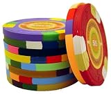 11-Chip InPlay Clay Poker Chip Sample