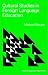 Book Cultural Studies in Foreign Language Education (Multilingual Matters 46)