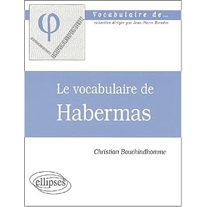 Le vocabulaire de Habermas