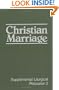 Christian Marriage (Supplemental Liturgical Resource)