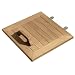 Oxford Garden Shorea Hinged Lid for Trash Receptacle (Lid Only)