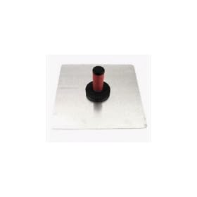 MARSHALLTOWN The Premier Line 2D 13-1/2-Inch by 13-1/2-Inch Aluminum Hawk with DuraSoft Handle