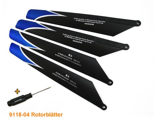 Rotorblätter Main Blades in blau