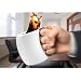 Fred & Friends Fisticup Metallic-Handled Ceramic Mug