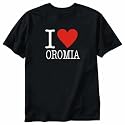 T-Shirt Black " Love Classic Oromia " Ethiopia City