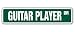 GUITAR PLAYER -Street Sign- band amp case pick new gift