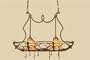 AF Lighting Wentworth Island Ceiling Light