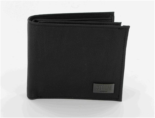 STORM Mens Designer Wallet - Black Darlington