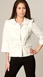 Juicy Couture - Juicy Couture Cream Shrunken Coat