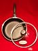 CASA 28CM NON STICK SAUTE FRYING PAN AND GLASS LID