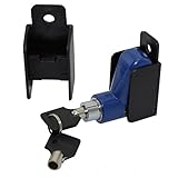 Foxnovo Motorcycle Motorbike Scooter Anti-theft Security Alarm Disk Disc Brake Rotor Lock (Blue)